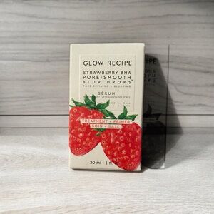 Glow Recipe strawberry BHA pore-smooth blur drops pore refining & blurring serum